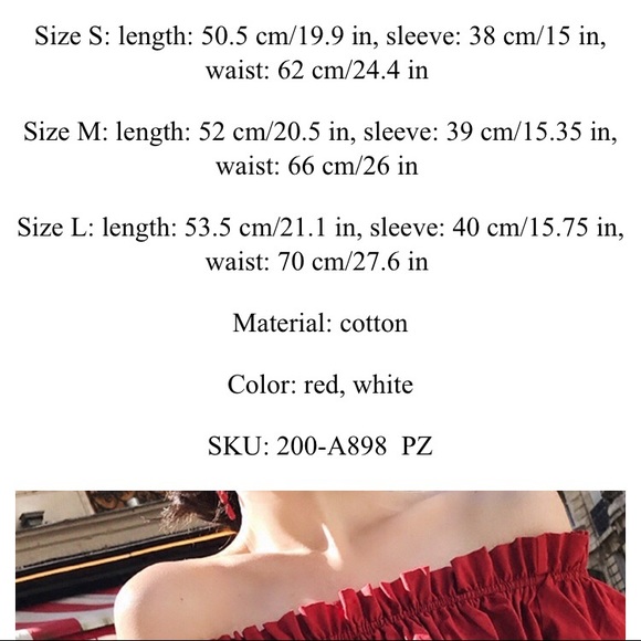 LAST 1 🌸 Off Shoulder Belted Peplum Top Blouse - Picture 6 of 6